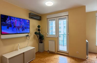Аренда просторной и светлой 3-комнатной квартиры, 85 м², район Вождовац, Белград, Сербия